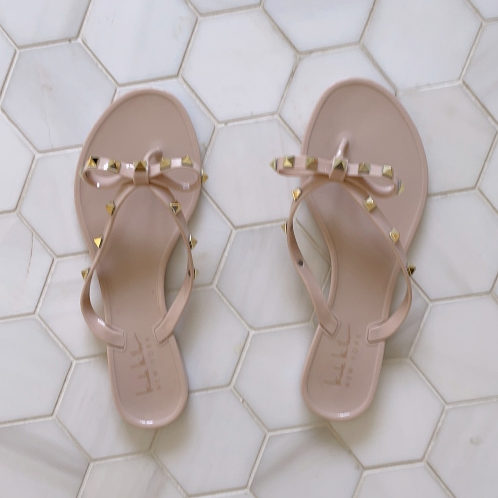 Nicole Miller studded sandals